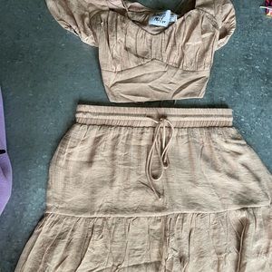 Tan princess Polly set